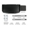 Solid Steel Under Desk Keyboard Tray Slide Out with 360°