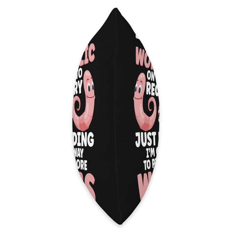 Worm Composting Bin Vermicomposting Bin Worm Farm Composter Throw Pillow