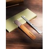 MR.GREEN Curved Nail File – Double-Sided Metal Nail File for