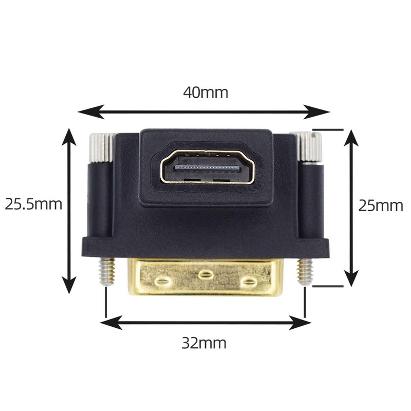 chenyang 2 Pack HDMI to DVI Adapter,DVI Male to HDMI