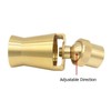 AYNEFY Fountain Spray Nozzle, G1in DN25 Brass Adjustable Water Fountain