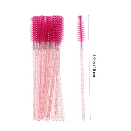 TOVINANNA Chic Eyelash Extension Brush Multi-function Eyebrow Lamination Brush Soft Bristles Travel Size