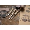 Kirschen 3450000 "Linol" Cutting Tools, Beige/Silver, Set of 3