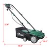 Garden Scarifier, 2-in-1 13-inch Electric Dethatcher Scarifier, 12 Amp Lawn
