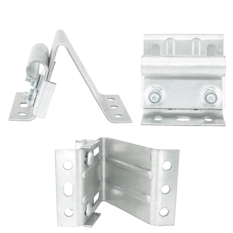 ITROLLE 2PCS Galvanized Garage Door Roller Garage Door Adjustable Top