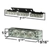 Ranzek Emergency Strobe Flashing Light, Car Warning Light, 3 Flashing