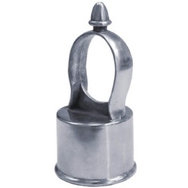 Jake Sales Aluminum Chain Link Fence Eye Top Loop Cap - 1-7/8" Post & 1-5/8" Rail (10 Pack)