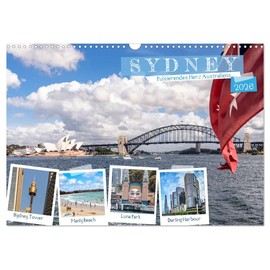 Sydney - Pulsierendes Herz Australiens (Wandkalender 2026 DIN A3 quer), CALVENDO Monatskalender