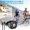 NineLeaf Bike Alarm Anti Theft with Remote Control, Rechargeable Bike