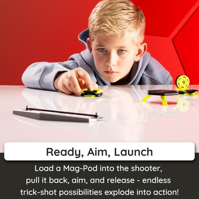 Fat Brain Toys Magshuto Stunt Park, Magnetic Trick Shot System,