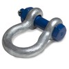 HEAVYTOOL Shackle Curved Steel High Strength 1.0 t with Bolt,