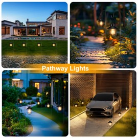 pearlstar 2 Pack Solar Lights Outdoor, Hanging Solar Lanterns with Edison Bulb and 2 x 32 Inch Shepherd Hooks, Waterproof Landscape Lighting for Garden Patio Yard Pathway Driveway Lawn (Black)