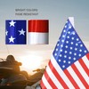 United States Motorcycle Bunting US Flag 9'' x 6'' -