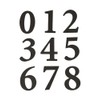 Hy-Ko Packaged Numbers & Letters, DIY Address Number Stickers for