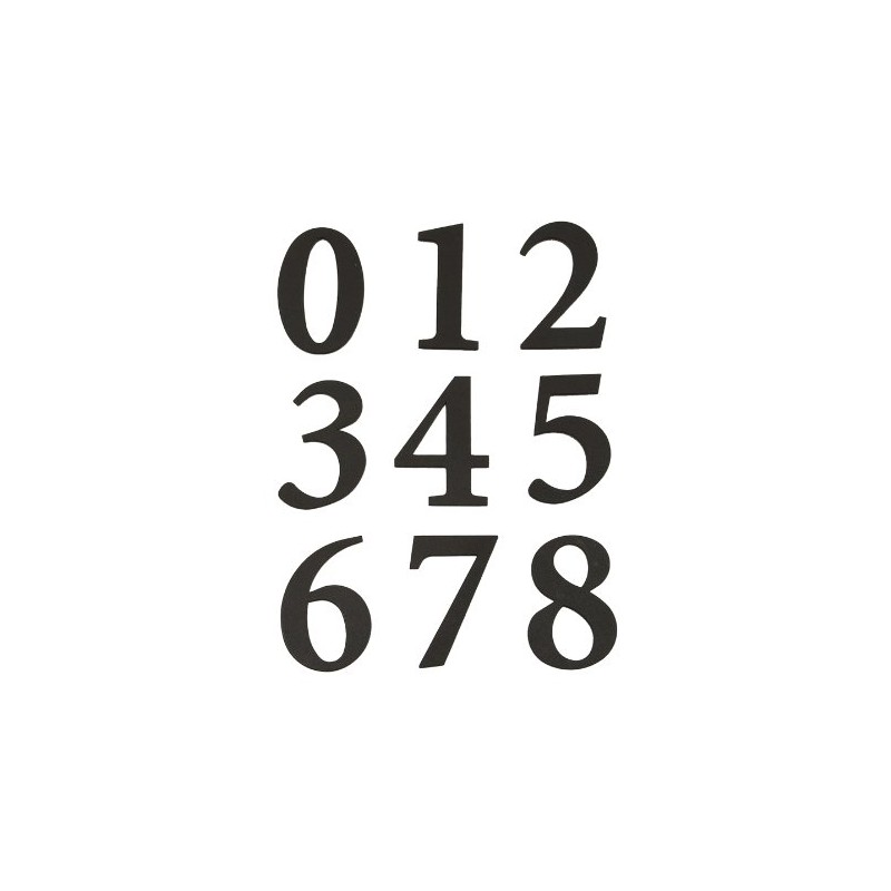 Hy-Ko Packaged Numbers & Letters, DIY Address Number Stickers for