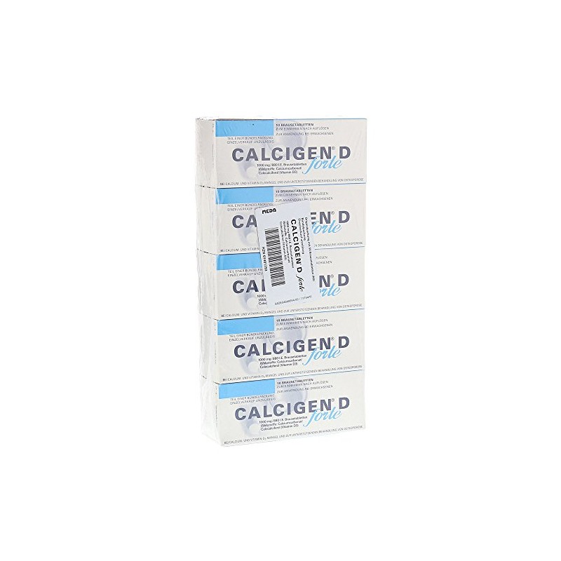 CALCIGEN D forte 1000 mg/880 IU Effervescent Tablets Pack of