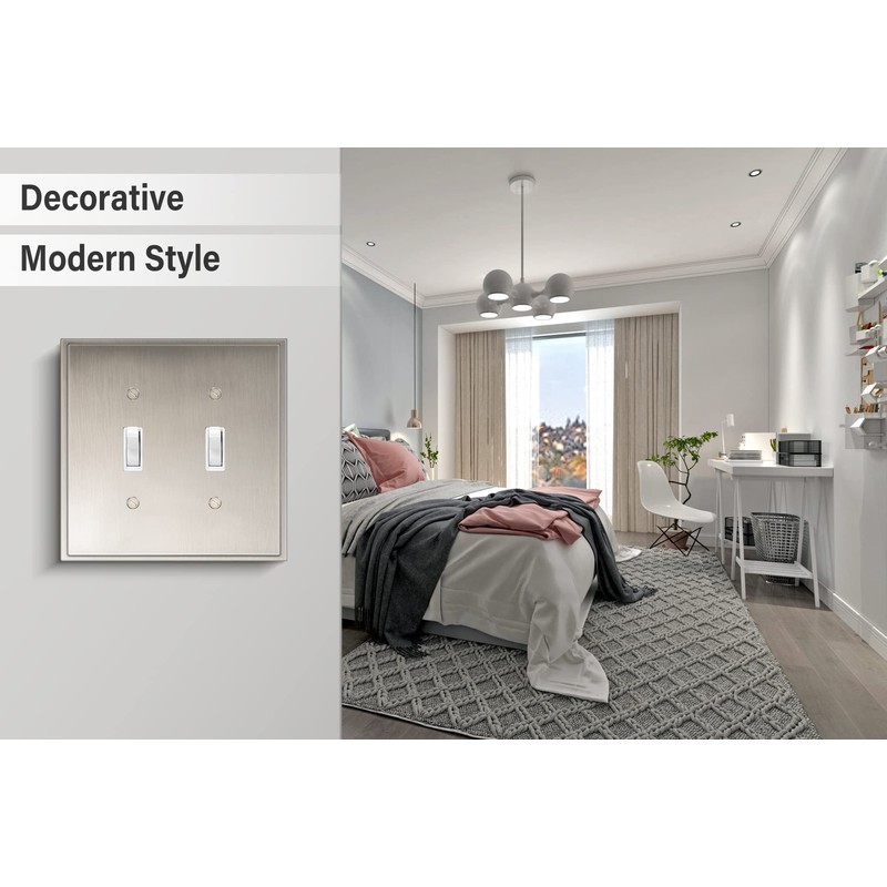 Henne Bery Soft Modern Decorative Wall Plate Switch Plate Outlet