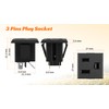 Popcorn Plug Socket Replacement Kit Fit for Great Northern Olde