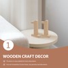 COHEALI Blank Wooden Number paper mache letters paper mache numbers