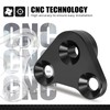 NICECNC Black Aluminum Exhaust Mount Bracket for Suzuki DRZ400S/DRZ400SM 2000-2024