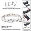 HAQI Titanium Magnetic Bracelets for Women and Men X-Shaped Interconnection