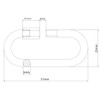 5mm Quick Link for Connecting Galvanised Steel Chain Heavy Duty