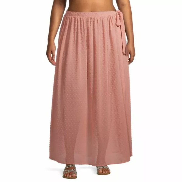 Time and Tru Women's and Plus Size Swiss Dot Skirt