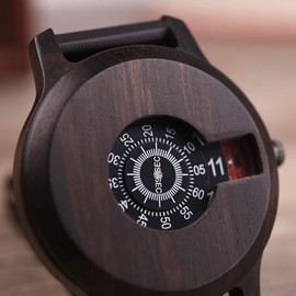 BOBO BIRD Mens Unique Fashion Classic Casual Retro Wooden Wood Watches Luxury Brand Quartz Wristwatches