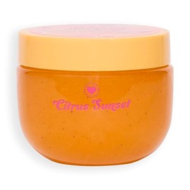 I Heart Revolution Citrus Crush Sugar Scrub, Coconut Oil Infused Body Exfoliating Scrub with Vitamin C & Orange Extract, Vegan, 150g