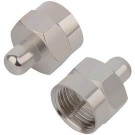 tunghey 10Pack Coax Cap Cover, 75 Ohm Terminator, Coax Terminator Caps for Ports on Splitter, AMP, Coaxial Cable, TV Antenna, Wall Plates, Booster