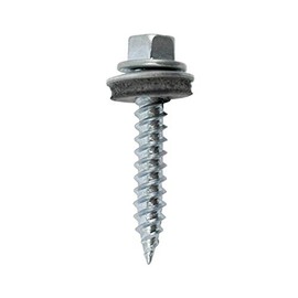 Grip-Rite Pro-Twist No. 9 x 1-1/2 in. L Hex Round Washer Head Sheet Metal Screws 1 lb. - Case of: 1;