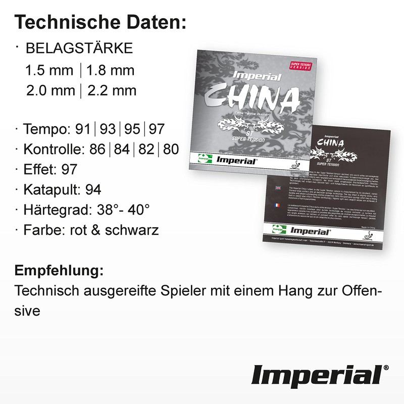 Imperial China ST Super Tension (2.0 mm - Black)
