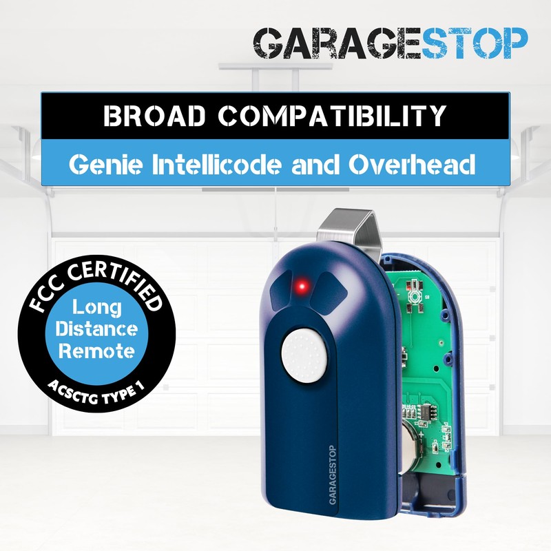 1 for Genie ACSCTG Type 1 Button Remote, GIT-1 390Mhz