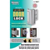 DEFENDER SECURITY HIGH SECURITY DOOR REINFORCEMENT LOCK U-10827, SATIN NICKEL,BN