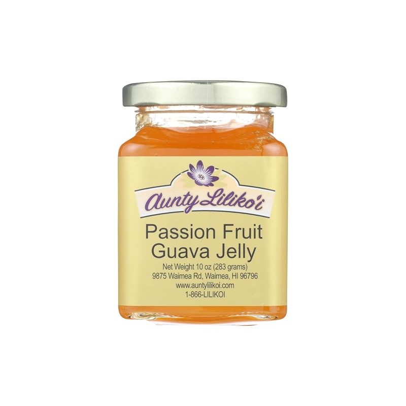 Aunty Lilikoi Passion Fruit Guava Jelly, 10 OZ