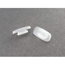 Eye LOVER 3 pares de almohadillas de silicona suave de alta calidad cuadradas – en forma de rectángulo deslizante/Push-in para la nariz para Costa Maui y más