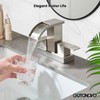 gotonovo Waterfall 4 Inch Centerset Bathroom Sink Faucet 2 Handle