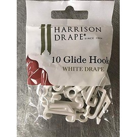 Genuine Harrison Drape White Drape Glide Hooks x10 Retail pack