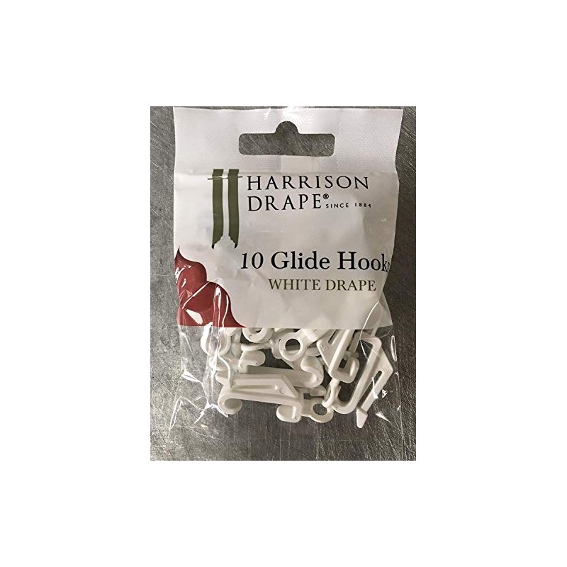 Genuine Harrison Drape White Drape Glide Hooks x10 Retail pack