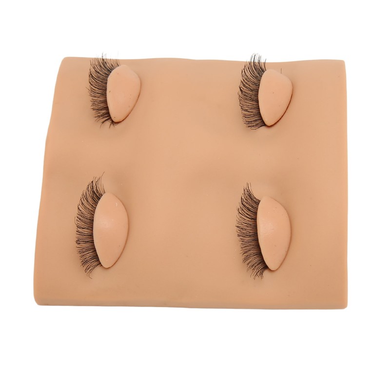 Lash Mannequin Head 2 Pairs Removable Replacement Eyes 3D Simulation