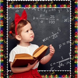 49 Feet Bulletin Board Borders School Themed Decorative Stickers Confetti Teaching Press Border for School Classroom Display Dormitory Decoration