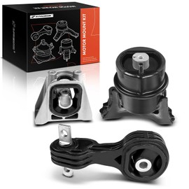 A-Premium 3PCS Engine Motor Mount Transmission Mount and Torque Strut Mount Set Compatible with Honda Civic 2006 2007 2008 2009 2010 2011 L4 1.3L, SOHC Petrol, Replace# 50850-SNC-A91