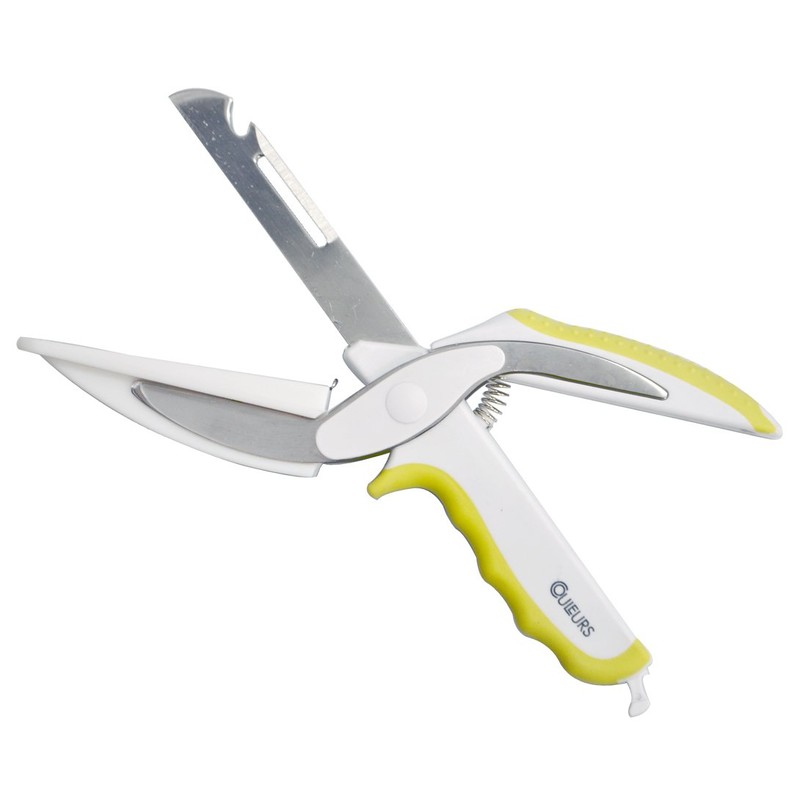 Coco Scissors Lite Green 1 Piece Scissors and Cutting Board