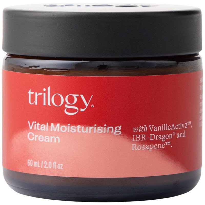 Trilogy Vital Moisturising Cream, Enhanced Formula with Rosapene, VanilleActiv2 &