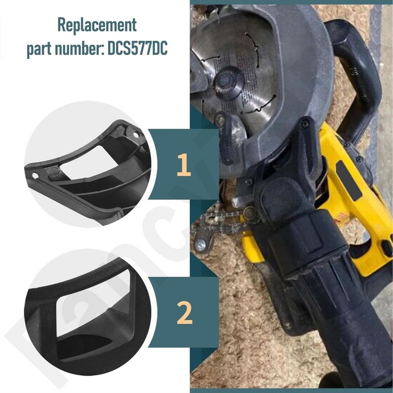 DCS577DC Dust Collection Adaptor for Dewalt DCS577, DCS577T1, DCS577B, DCS577BR,