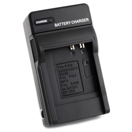 CGA-S005 Wall Charger for Panasonic Lumix DMC-FS1, DMC-FS2, DMC-FX01, DMC-FX07, DMC-FX10, DMC-FX12, DMC-FX150, DMC-FX180, DMC-FX3, DMC-FX50, DMC-FX8, DMC-FX9 and More with Foldable Plug