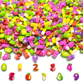 Kaemi Mini Erasers for Kids Bulk Classroom Prizes 300 Pcs Cute Erasers for Pencils Small Fun Number Erasers Bulk School Supplies Party Favors Homework Rewards Desk Pets