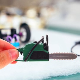 STOBOK Green Miniature Chainsaw Toy Doll House Chainsaw Model Mini House Garden Tool PVC Simulation Chainsaw Prop Forestry Worker Doll Mini Chainsaw Micro Landscape Model Photography Props