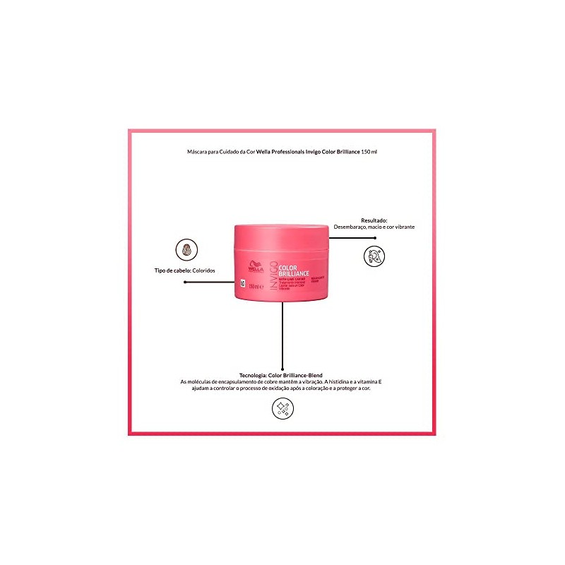 Wella Professionals Invigo Color Brilliance Mascarilla, Lime Caviar - 150