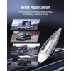 LBRST 17 LED Chrome Truck Roof Lights Amber Torpedo Cab